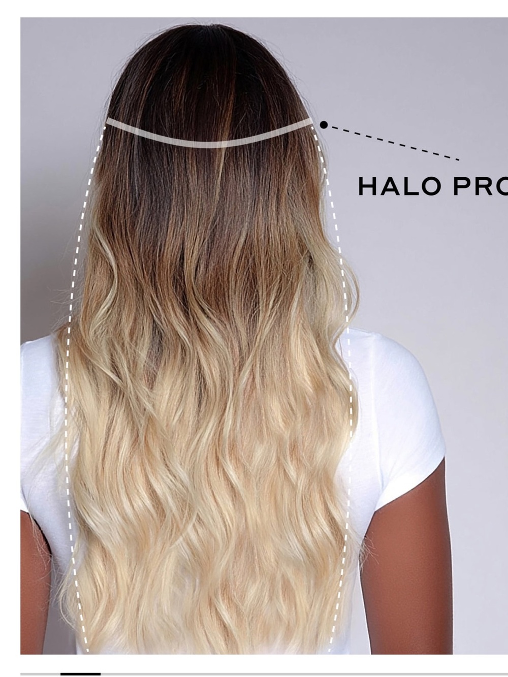 Bellami Halo White Mocha #3/60 Balayage